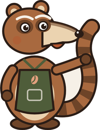 Teco, el coatí barista